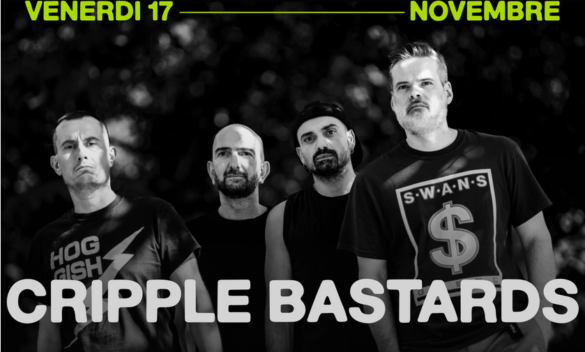 I Cripple Bastards al The Cage, veterani del grindcore.