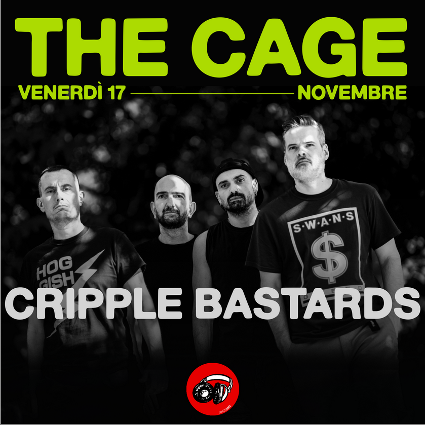 I Cripple Bastards al The Cage, veterani del grindcore.