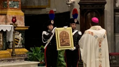 I carabinieri celebrano la "Virgo fidelis" in duomo.