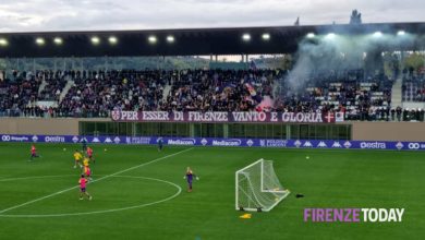 I tifosi della Fiorentina si esprimono prima del match con la Juve