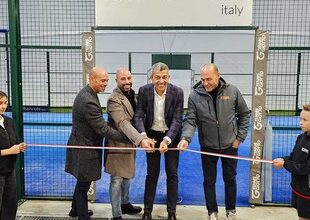 Inaugurazione della nuova copertura dei campi da padel a Tennis Giotto, Arezzo