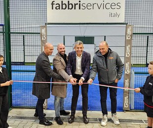 Inaugurazione della nuova copertura dei campi da padel a Tennis Giotto, Arezzo