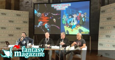 Incontro esplosivo con Emiliano Pagani e Garth Ennis a Lucca Comics & Games.