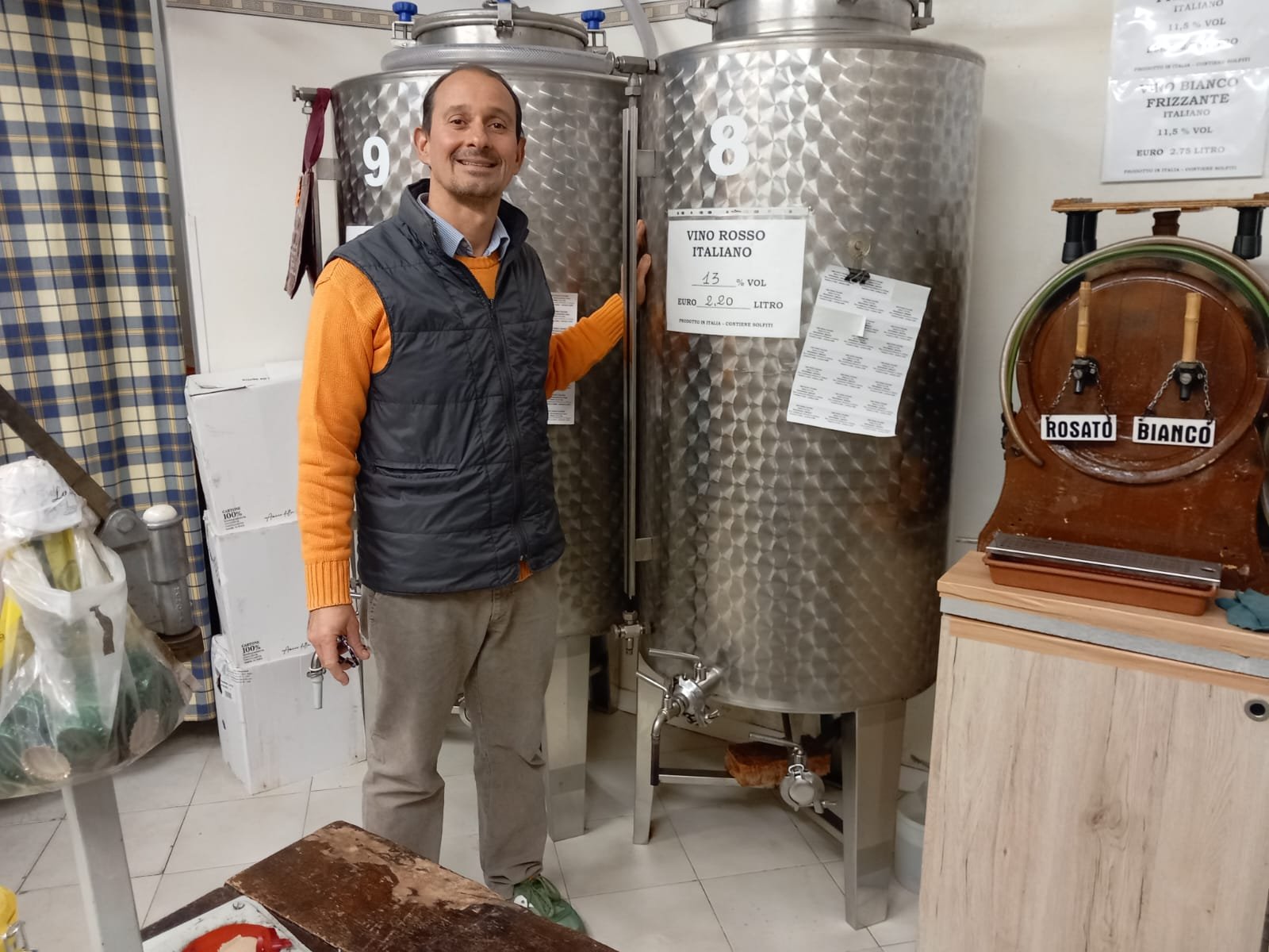 La Bottega del Vino a Siena, vini sfusi per tavole quotidiane da 20 anni.