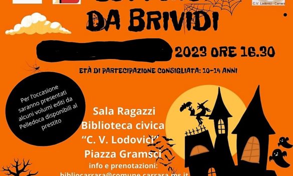 Letture da brividi in biblioteca Carrara - 8 novembre - Diari Toscani