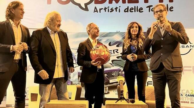 premiazione Nissan Global Award al lucca comics