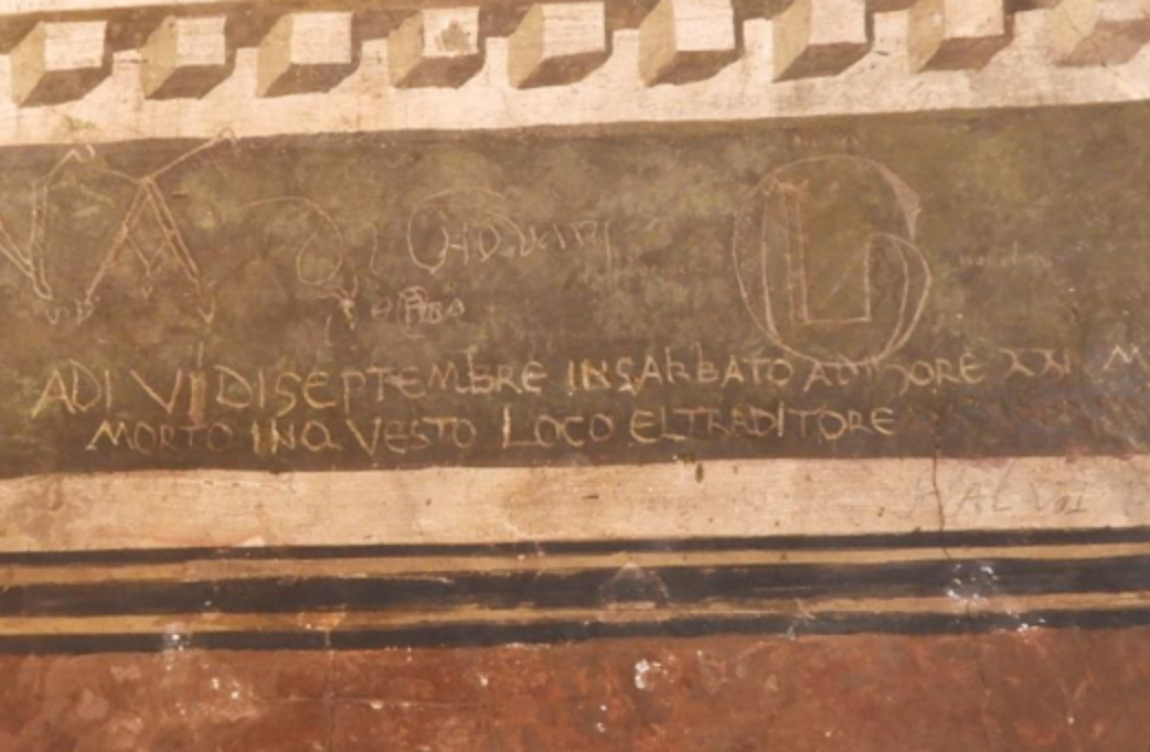 "Omicidio di Giberto da Correggio nella Sala della balia a Siena" - Siena News