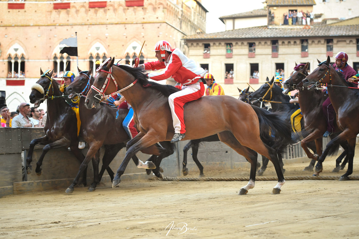 Palio di Siena del 16 agosto 2023, mossa