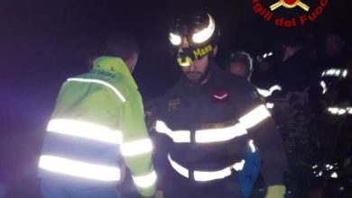 Persona cade nel bosco, salvata dai vigili del fuoco