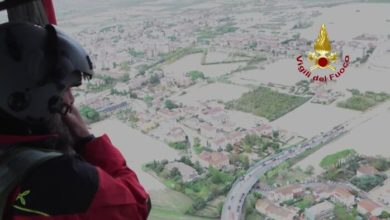 Ricognizione aerea sul maltempo in Toscana, Campi Bisenzio e Prato - Video ANSA