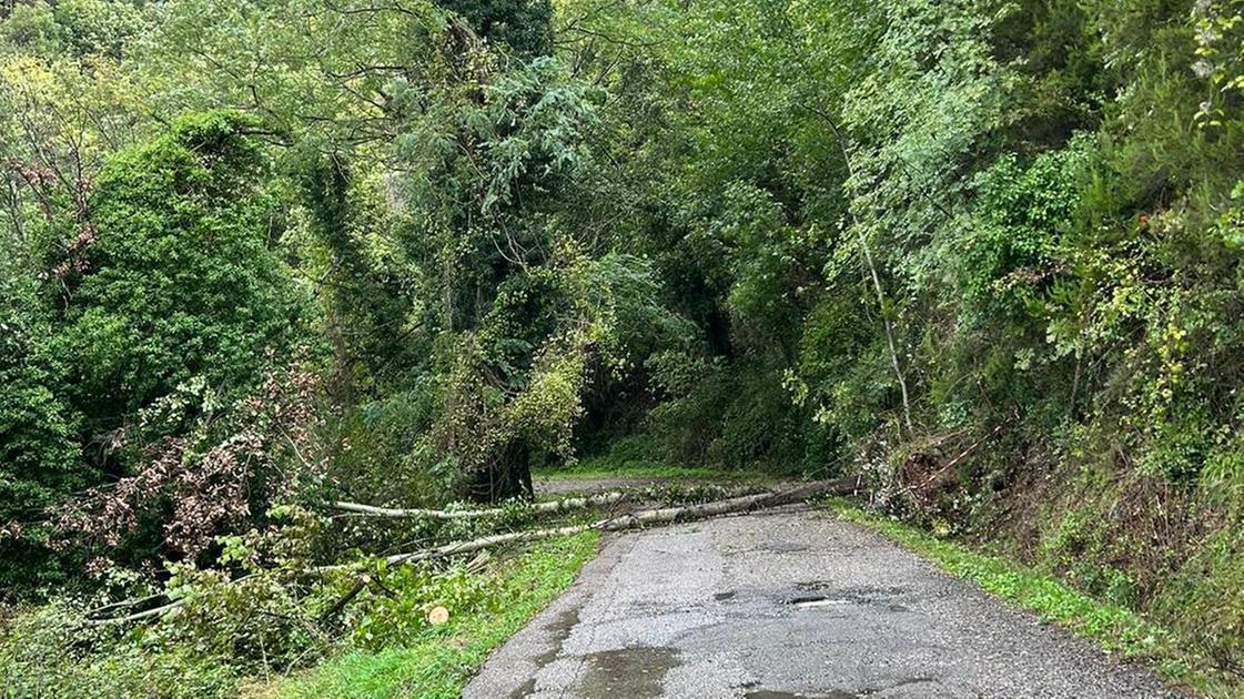 Rischio di frane e caduta sassi verso Arcigliano