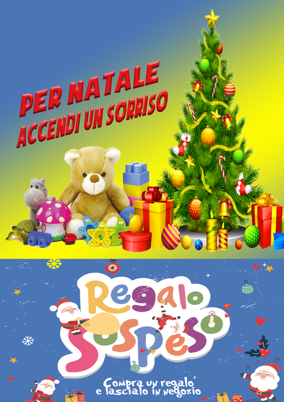 Ritorna il Regalo Sospeso per sorridere ai bambini