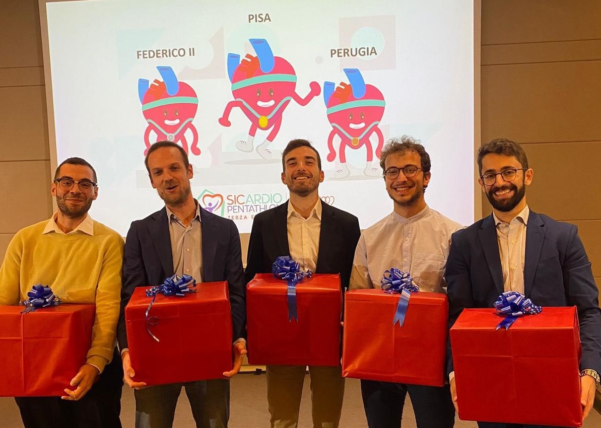 Scuola di Cardiologia di Pisa vince CardioPentathlon 2023.