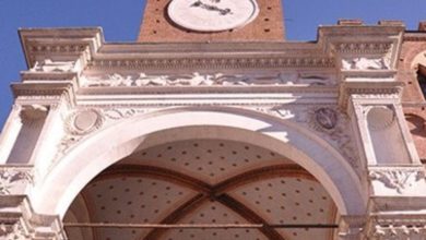 Siena, Cappella di Piazza del Campo illuminata per sensibilizzazione