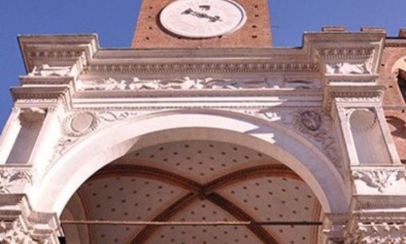 Siena, Cappella di Piazza del Campo illuminata per sensibilizzazione