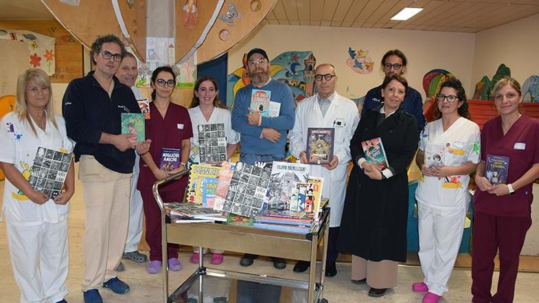 Siena Comics dona 60 fumetti ai bambini in ospedale