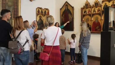 Siena, visita guidata alla Pinacoteca Nazionale con sguardo dei bambini.