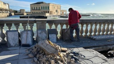 Terrazza Mascagni Livorno danneggiata, danni per almeno 1 milione€