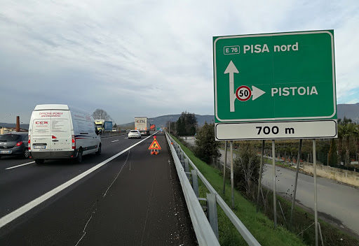 Tratti autostrada A11 chiusi per emergenza maltempo