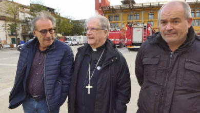Visita del Vescovo Tardelli nelle zone alluvionate - Sostegno e solidarietà al territorio colpito