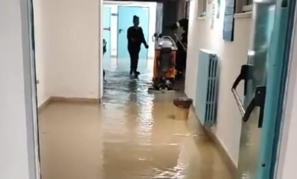 Zone della Toscana colpite dalla recente ondata di maltempo, ospedali allagati.