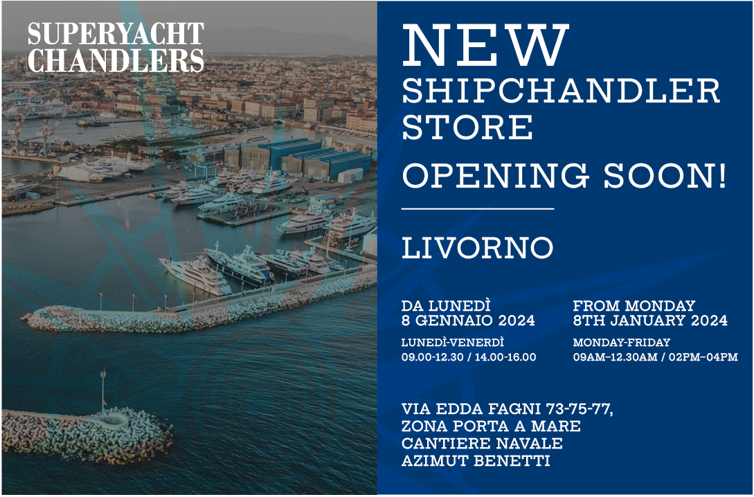 Nuovo shipchandler a Livorno: SuperYacht24, marchio di Superyacht Chandlers
