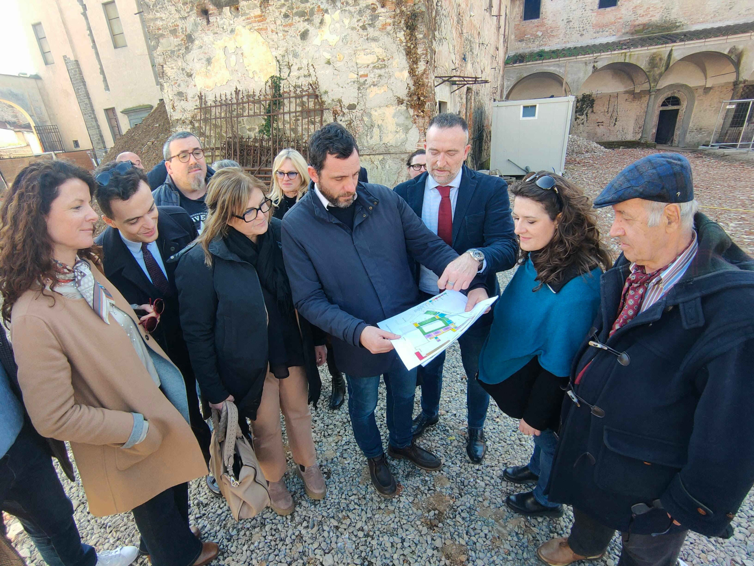 Stamani il sopralluogo ai cantieri di San Lorenzo