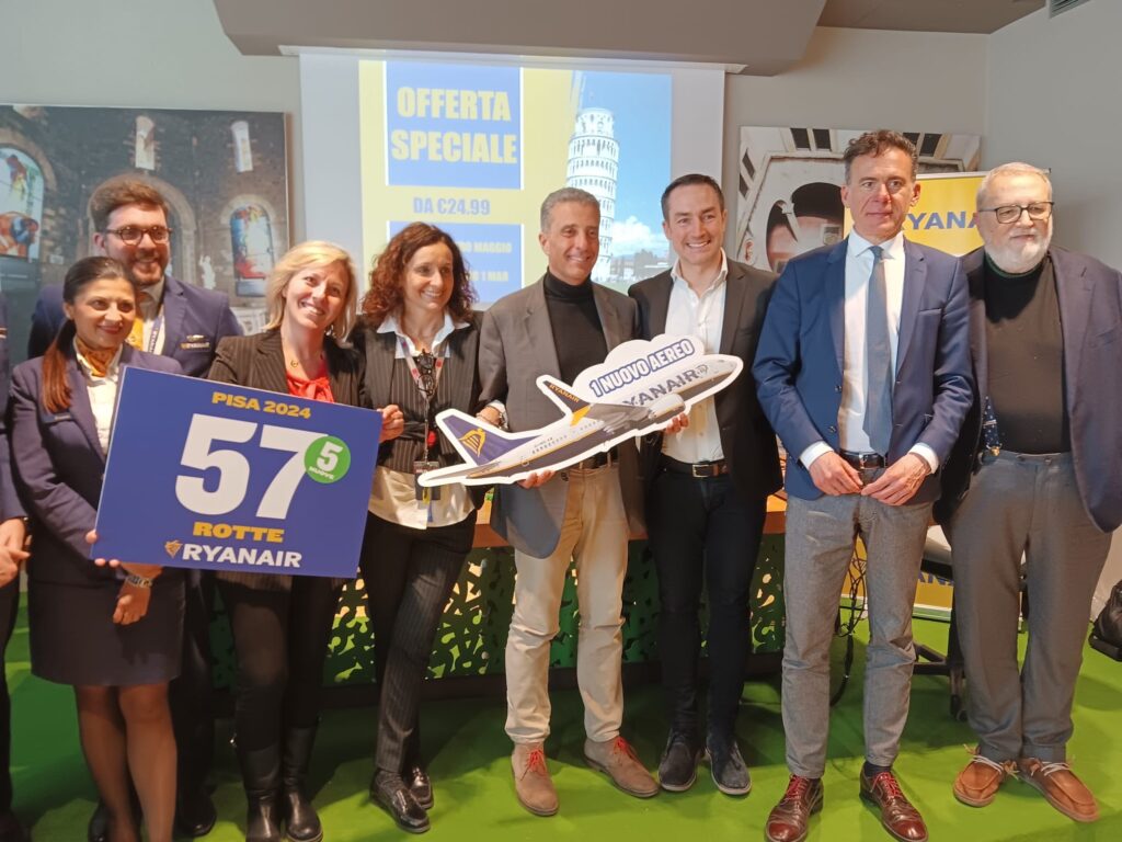 Una ricca estate 2024 al “Galilei” con i voli Ryanair - IL PRIMO GIORNALE ON LINE DELLA PROVINCIA DI PISA