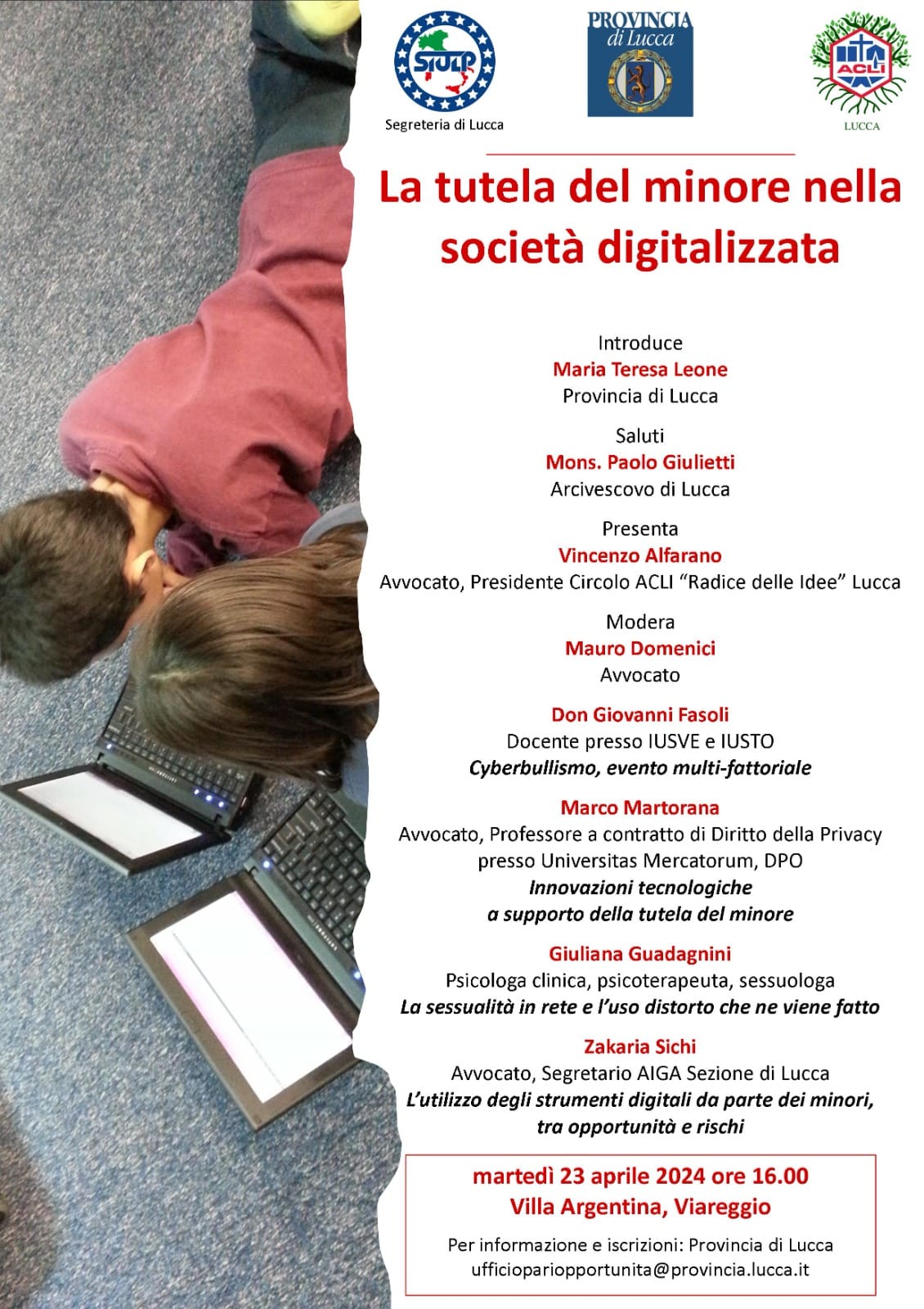 Acli Lucca, incontro sulla tutela del minore nella società digitalizzata - ToscanaOggi