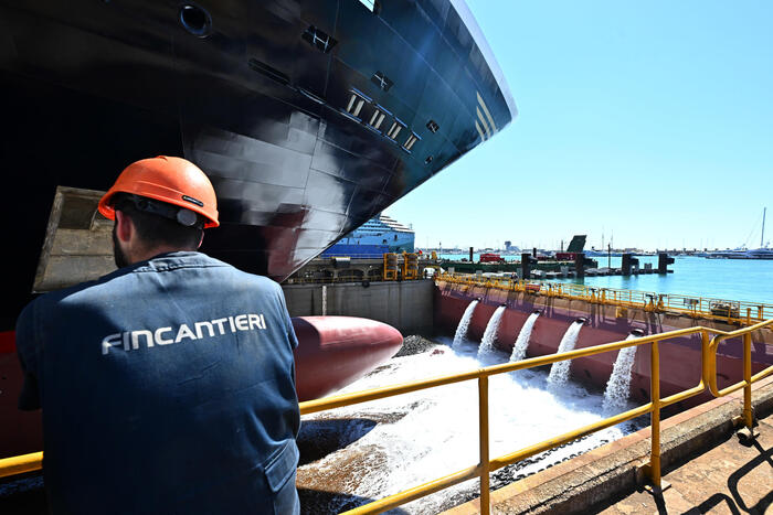 Fincantieri, Ebitda sale a 100 milioni (+16%), ricavi stabili