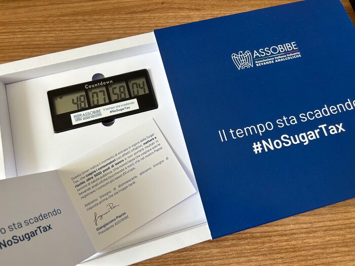 Sugar tax: Assobibe invia il timer con il countdown