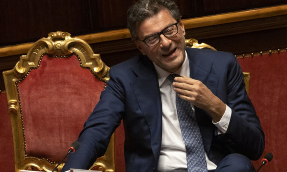 Giorgetti, dal clima rischi per la stabilità economica