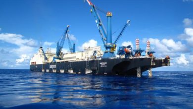 La nave Castorone di Saipem completa intervento in Australia