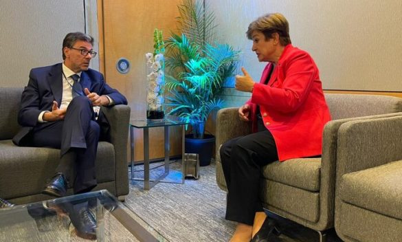 Giorgetti vede Georgieva, elogi su impegno a consolidamento