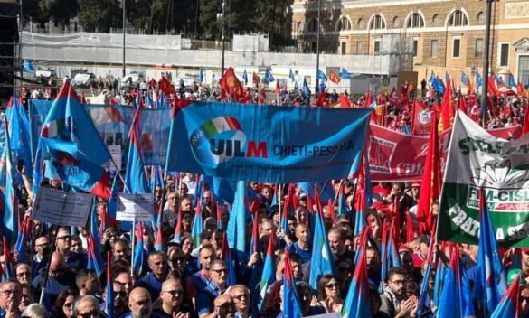 Sciopero della filiera automotive, al via la manifestazione